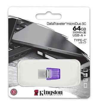 Флешка .64Gb Kingston DataTraveler USB3.2 Type-C