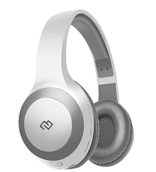 Наушники беспроводные Digma BT-15 Bluetooth, белый/серый