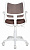 Кресло Бюрократ CH-W797 (сетка/ткань, пруж.-винт. мех. качания, крест. пластик, до 100 кг) Коричневы