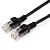 Кабель патч-корд .Patch cord кат.5e  1.0м, Гарнизон, многожильный, чёрный