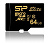 Карта памяти microSD 64Gb Silicon Power Elite Gold  microSDXC Class 10 UHS-I U1