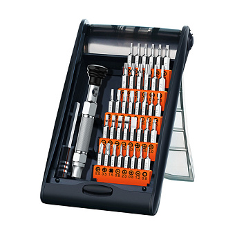 Набор инструментов UGREEN CM372 38-in-1 Aluminum Alloy Screwdriver Set, черный