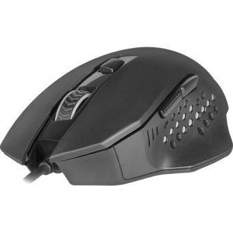 Мышь проводная Redragon GAINER (1000-3200 dpi доп. боковые кнопки эргономичная подсветка) USB