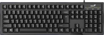 Клавиатура проводная Genius Smart KB-100 USB черный
