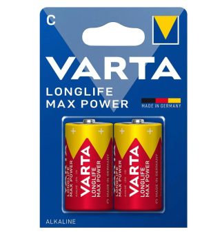 Элемент питания LR14 (C), 2шт, Varta Longlife Max Power