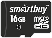 Карта памяти microSD 16Gb SmartBuy Class 10