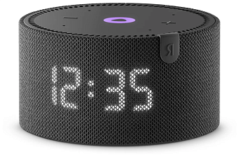 Умная колонка Яндекс Станция Мини 2 с часами, черный