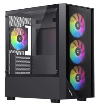 Корпус XASTRA A401M RGB mATX Bllack