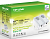 Адаптер Powerline TP-Link TL-PA4010P KIT AV600, 100 Мбит/с, с розеткой, белый