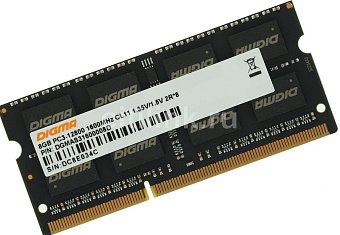 Модуль памяти SODIMM DDR3 8192Mb PC-12800 1600MHz Digma 1.35v