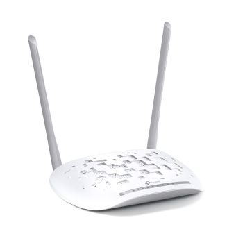 Модем ADSL с точкой доступа TP-Link TD-W8961N N300, 2.4 ГГц, ADSL2+, Annex A, 100 Мбит/с, белый