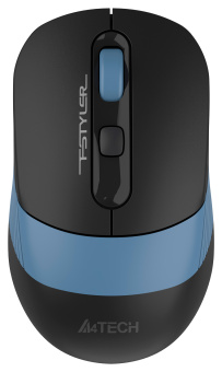 Мышь беспроводная A4Tech Fstyler FB10C 2400dpi Black-Blue