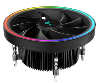 Кулер для процессора DeepCool UL551 1700 (4-pin/ 3-pin 5V ARGB, 1700, 136mm, 500-1800 об/мин, 26.8 дБ, ARGB)