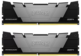 Модуль памяти DDR4 32Gb PC4-25600 3200MHz Kingston Fury Renegade Black (Kit of 2)