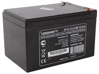 Аккумулятор для ИБП 12V, 12.0Ah, Ippon IP 12-12