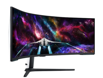 Монитор 57" Samsung Odyssey Neo G9 (VA 7680x2160 1ms 240Hz HDMI DP) черный