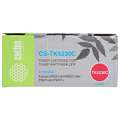Картридж лазерный Cactus CS-TK5230C для Kyocera, 2600 стр. голубой