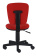 Кресло Бюрократ CH-204NX (ткань, без мех. качания, крест. пластик, до 100 кг) Красный