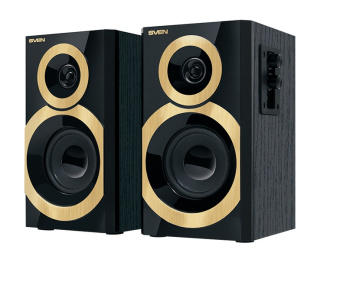 Акустическая система SVEN SPS-619 (2x10W, дерево) золотистый