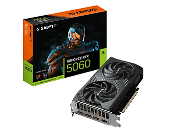 Видеокарта 8Gb Gigabyte GV-N5060WF2MAX OC-8GD (RTX5060) GDDR7 HDMI DP