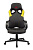 Кресло Zombie RUNNER (эко.кожа, мех. качания, крест. пластик, до 120 кг) Черный/желтый