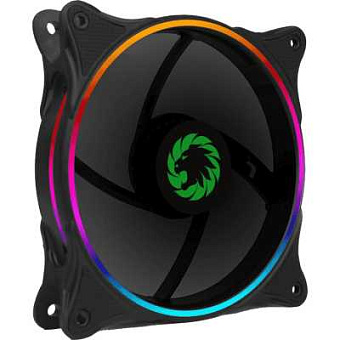 Вентилятор для корпуса 120mm GameMAX FN12RAINBOW-W (120х120х25мм, RGB, гидродинамический подшипник)F