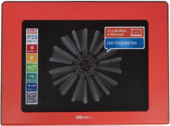 Подставка для ноутбука 17" STM Laptop Cooling IP25 Red
