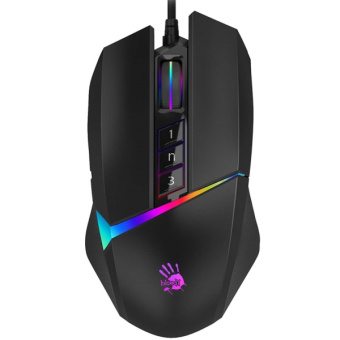 Мышь проводная A4Tech Bloody W60 MAX STONE Black 10000dpi Black