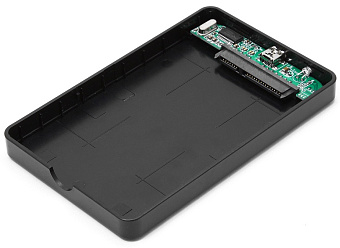 Внешний контейнер USB2.0 -> SATA 2.5", Gembird EE2-U2S-40P пластик, чёрный
