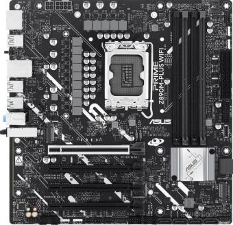 Материнская плата Socket-1851 Asus PRIME Z890M-PLUS WIFI (Z890) 4*DDR5 HDMI DP mATX