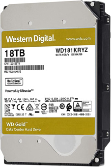 Жесткий диск SATA 18Tb WD Gold 7200rpm 512Mb SATA-3