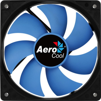 Вентилятор для корпуса 120mm Aerocool Force 12  Blue (3-pin/4-pin, 120х120х25мм, 23.7дБ, 1000об/мин)