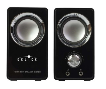 Акустическая система OKLICK OK-116 (2x3W, питание от USB) black