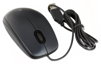 Мышь проводная Logitech M90 Black