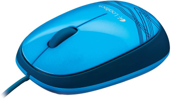Мышь проводная Logitech M105 Optical 1000dpi USB Blue
