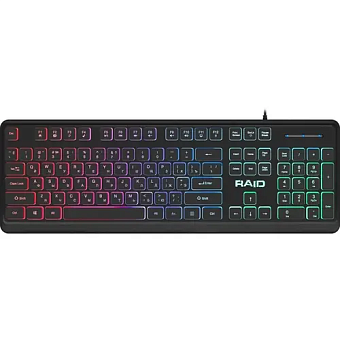 Клавиатура проводная Defender Raid GK-778DL Rainbow Led Black