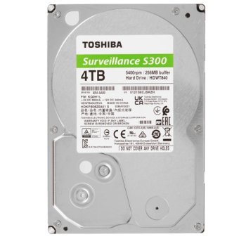 Жесткий диск SATA .4Tb Toshiba S300 5400rpm 256Mb SATA-3