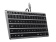 Клавиатура проводная Satechi Slim W1 USB-C Wired Keyboard (металлический корпус, светодиодная подсветка) темно-серый