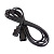 Кабель питания 220V C13 - C14, 3.0м,  6А, черный (удлинительный)