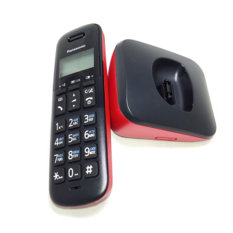 Радиотелефон Panasonic DECT KX-TGB 610 RUR (АОН, красный)