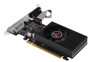 Видеокарта .4Gb Biostar GT730-4GB D3 LP  (GT 730) GDDR3 128bit HDMI DVI VGA