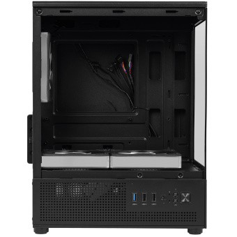 Корпус XASTRA Q300M 3ARGB mATX чёрный