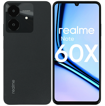 Смартфон Realme Note 60x 4/128Gb Black (черный)