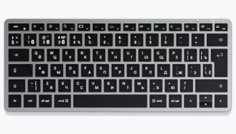 Клавиатура беспроводная Satechi Slim X1 Bluetooth Keyboard Space Gray