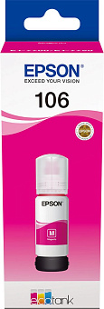 Картридж струйный EPSON 106М для Epson L7160/7180, пурпурный