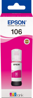 Картридж струйный EPSON 106М для Epson L7160/7180, пурпурный