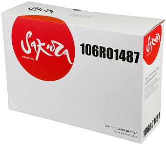 Картридж лазерный Sakura SA106r01487  (106r01487) для Xerox черный