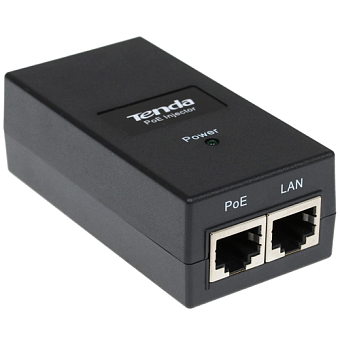 Инжектор PoE Tenda POE15F 100 Мбит/с, черный