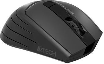 Мышь беспроводная A4Tech Fstyler FG30 2000dpi черный/серый