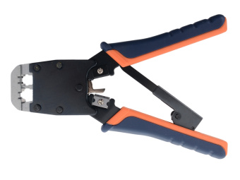 Клещи обжимные Telecom HT-500R RJ-45/12/11 8P8C/6P6C, инструмент для обжима